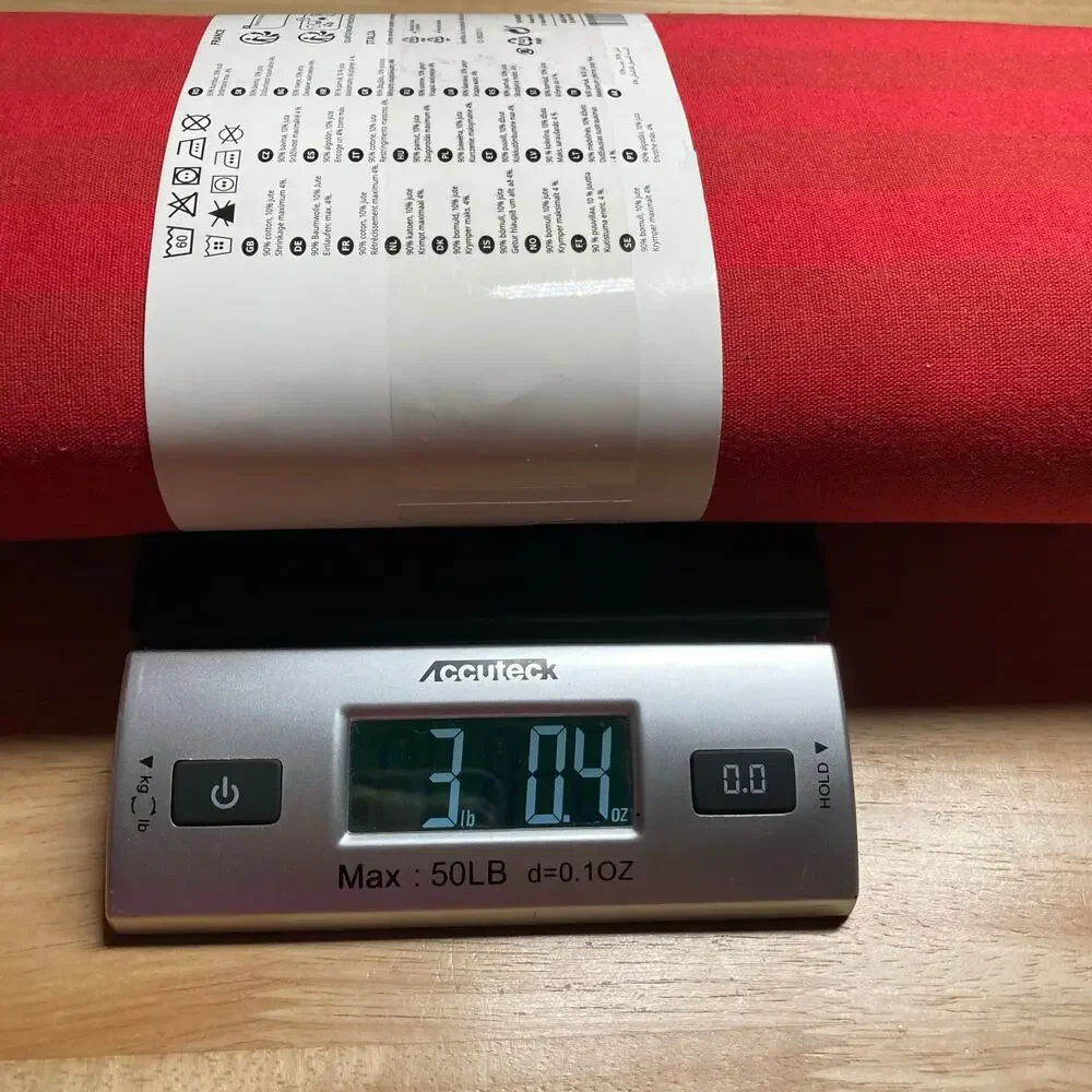 IKEA Vinterfint Design Synnove Mork STRIPED RED Tablecloth 57x126 inches